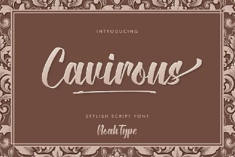 Cavirous font
