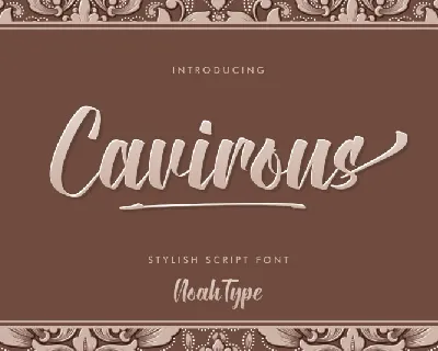 Cavirous font