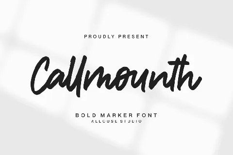 Callmounth font