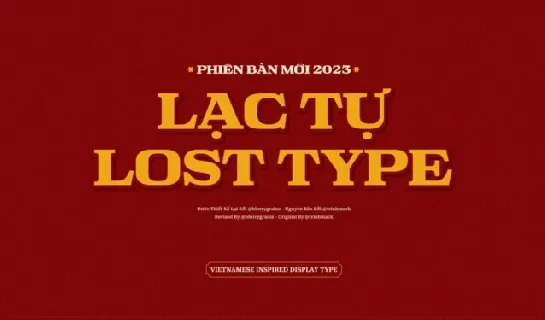 Lost Type font