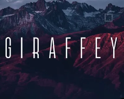 Giraffey – Elegant Free font