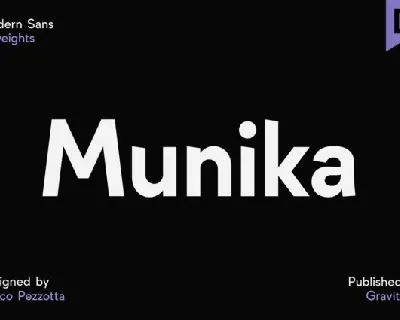 Munika font