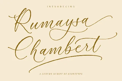 Rumaysa Chambert font