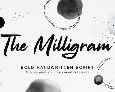 The Milligram font