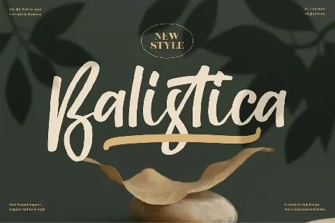 Balistica font