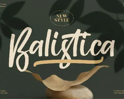 Balistica font