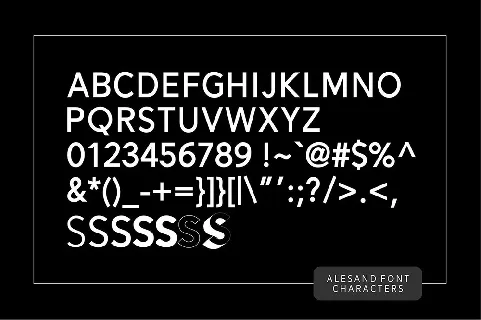 Alesand font