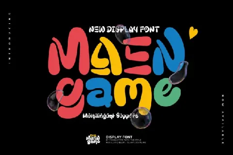 Maengame font