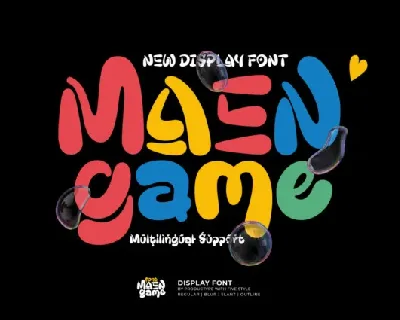 Maengame font