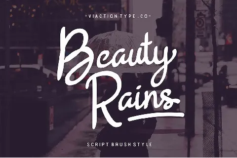 Beauty Rains Script Free Download font