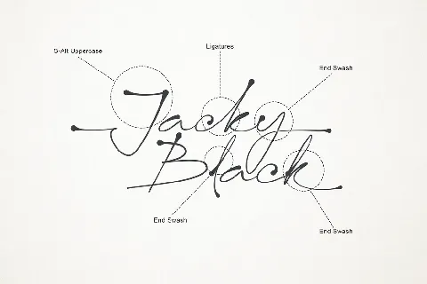 Jacky Black Trial font