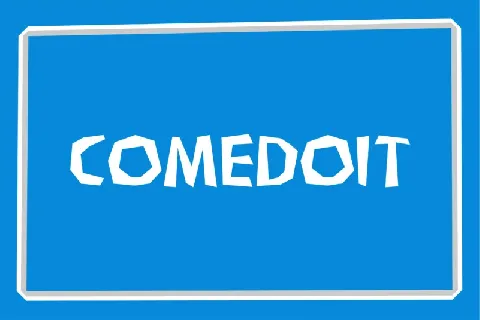 Comedoit Display font