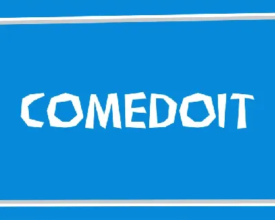 Comedoit Display font