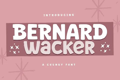 Bernard Wacker font