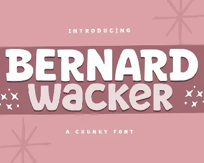 Bernard Wacker font