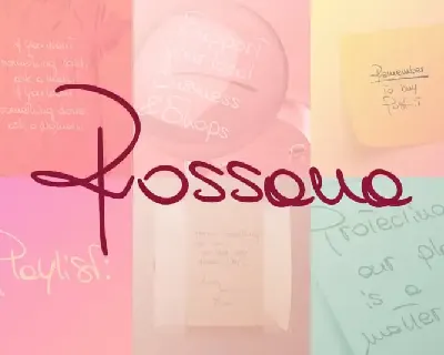 Rossana Handwritten font