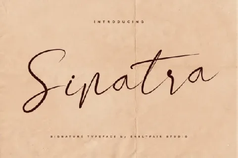 Sinatra Signature font