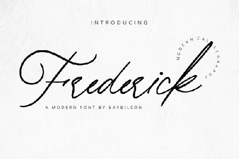 Frederick font