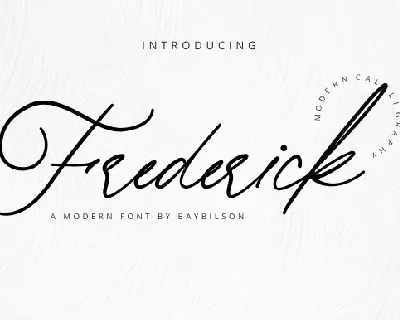 Frederick font