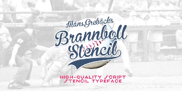 Brannboll Stencil PERSONAL USE font