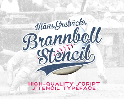 Brannboll Stencil PERSONAL USE font