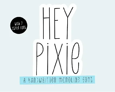 HeyPixie font