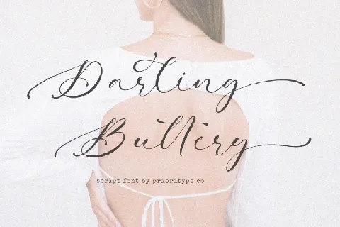 Darling Buttery font