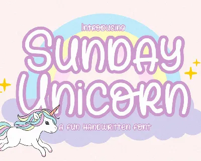 Sunday Unicorn font