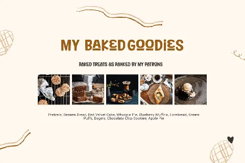 Bakery Goods font