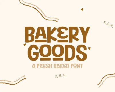 Bakery Goods font