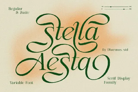 Stella Aesta DEMO font