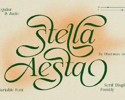 Stella Aesta DEMO font