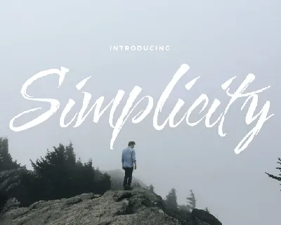 Simplicity Script Free font