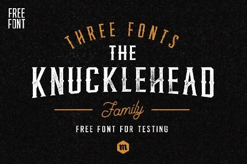 Knucklehead Typeface Free font