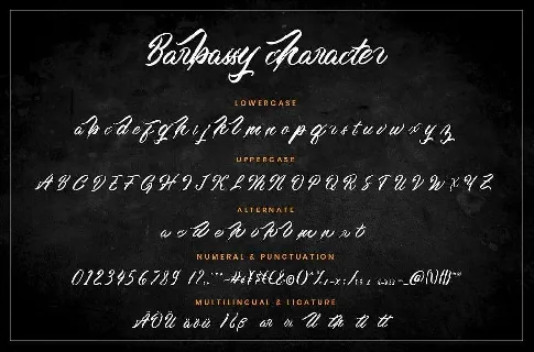 Barbassy font