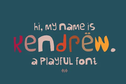 Kendrew Demo font