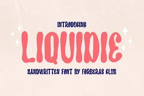 Liquidie font