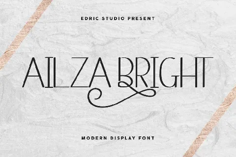 Ailza Bright font