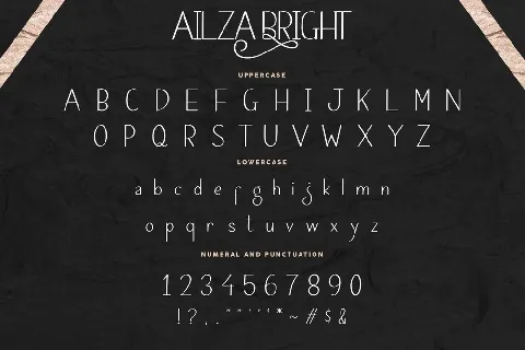 Ailza Bright font