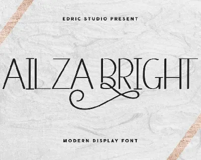 Ailza Bright font