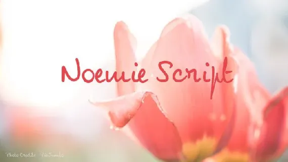 Noemie Script font