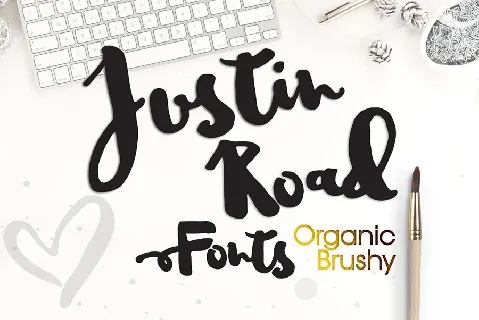 Justin Road font