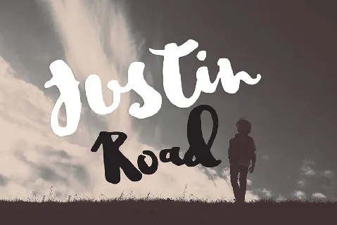 Justin Road font