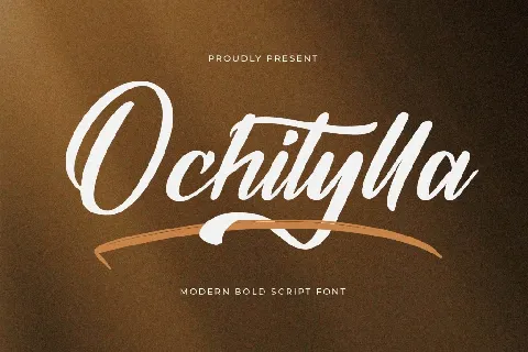 Ochitylla DEMO VERSION font