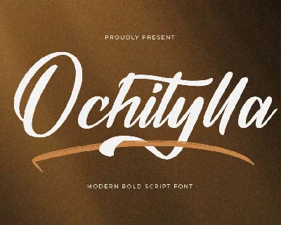 Ochitylla DEMO VERSION font