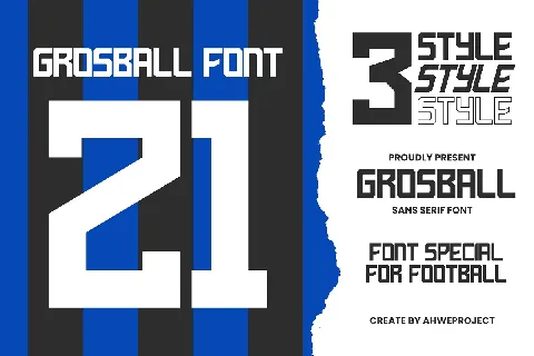 Grosball font