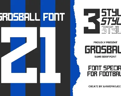 Grosball font