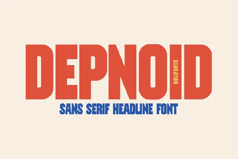 Depnoid font