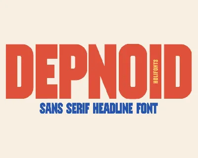 Depnoid font