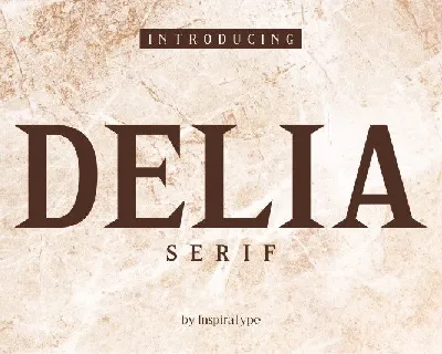 Delia font